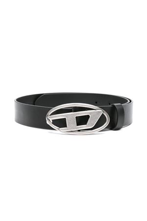 black leather belt DIESEL KIDS | J01226KXBLRK900